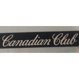 Canadian Club Whiskey Bar Mat Rubber Drink Pour Spill Pad Home Bar